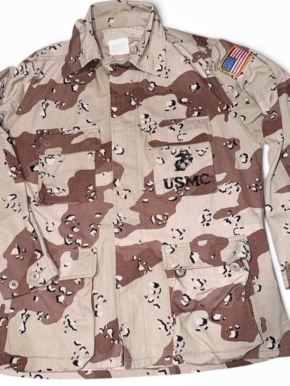 US Military Surplus USGI 6-Color Desert Camouflage BDU Combat Coat Camo Size